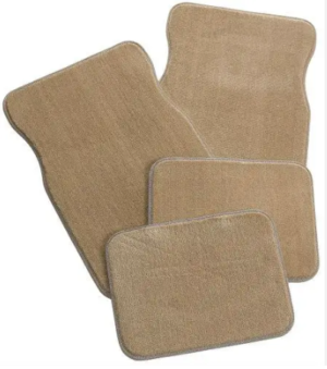 601 (53) Plush Carpeted Beige car Mats