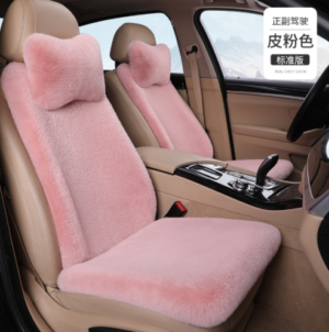 furry carseat cover