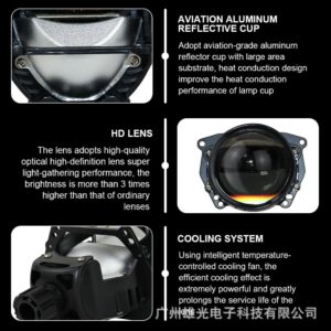 100w LED lens for Head Front Light