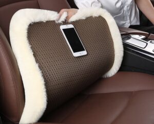 furry carseat cover