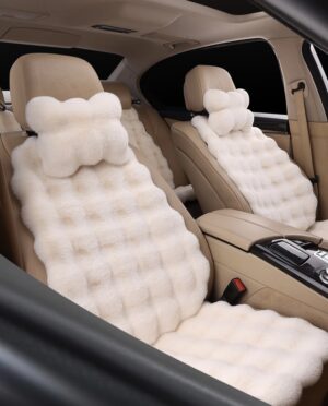 furry carseat cover