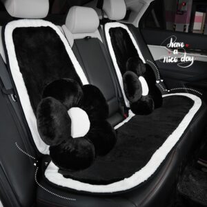 furry carseat cover
